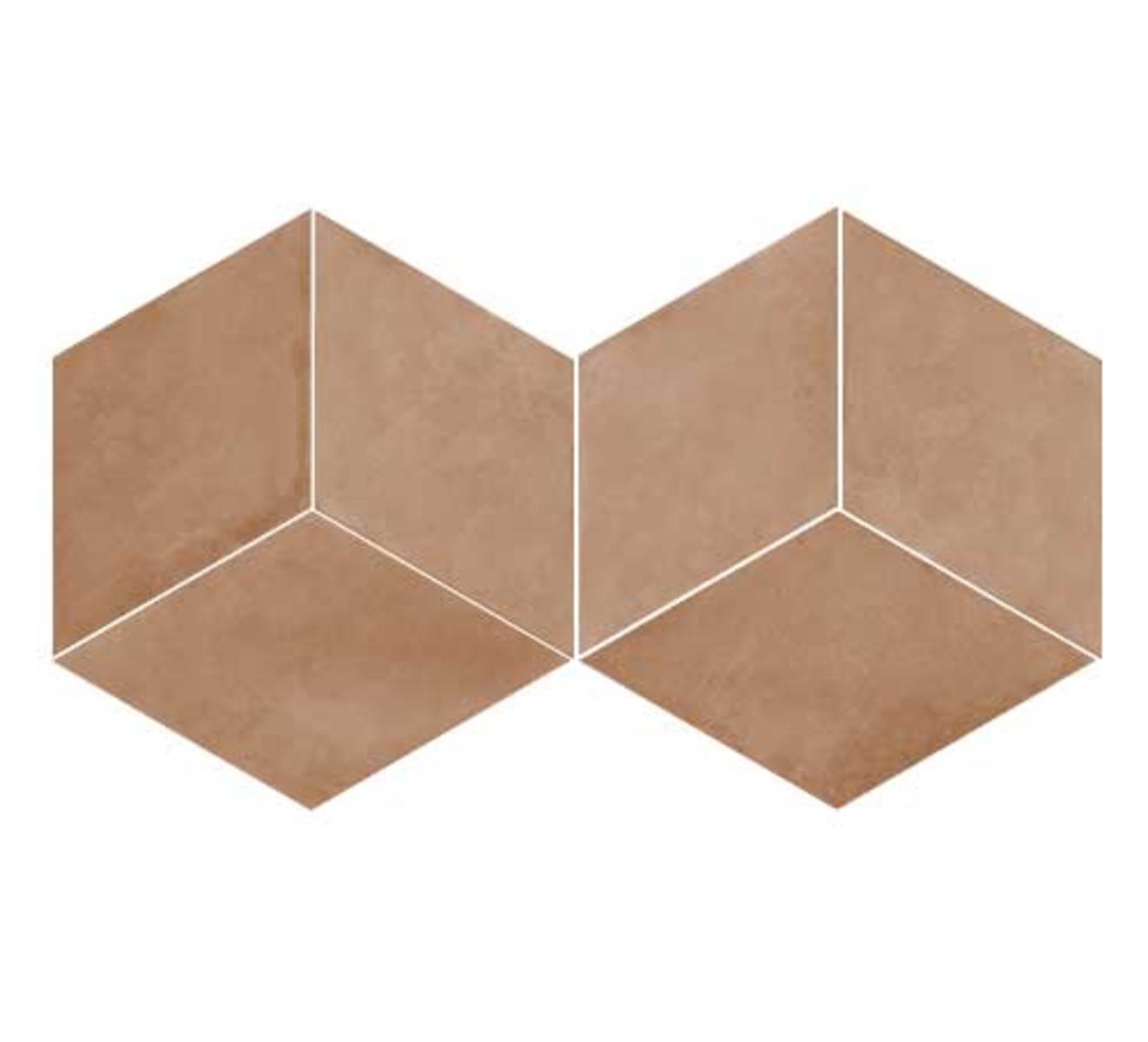 Mud Terra 6x10 Diamond Field Tile Matte