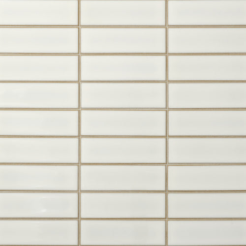 Ro White Heron 2x6 Field Tile Gloss