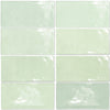 Fez Mint 2x5 Field Tile Glossy