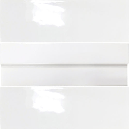 Eden White 2x6 Field Tile Glossy