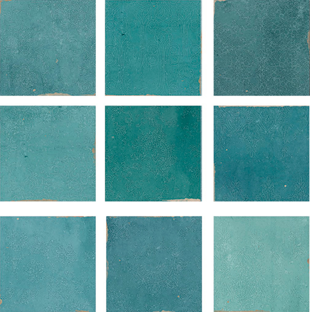 Mestizaje Zellige Turques 5x5 Decor Glossy