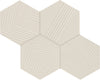 Rhyme and Reason Canvas 4x5 Hexagon Ripple Mix Field Tile