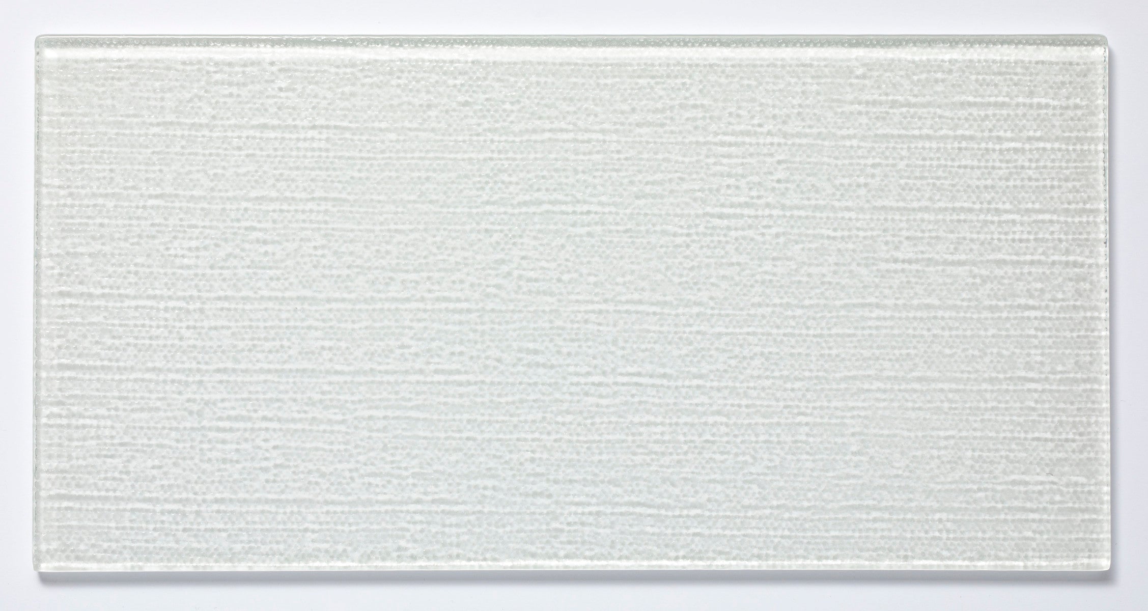Cascade Glass Pure Silk 2x8 Field Tile Textured