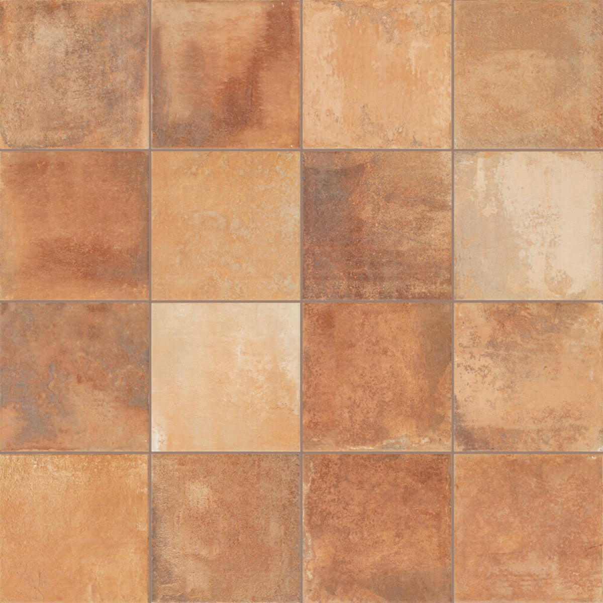 Cotto Revival Rust 8x8 Field Tile Matte
