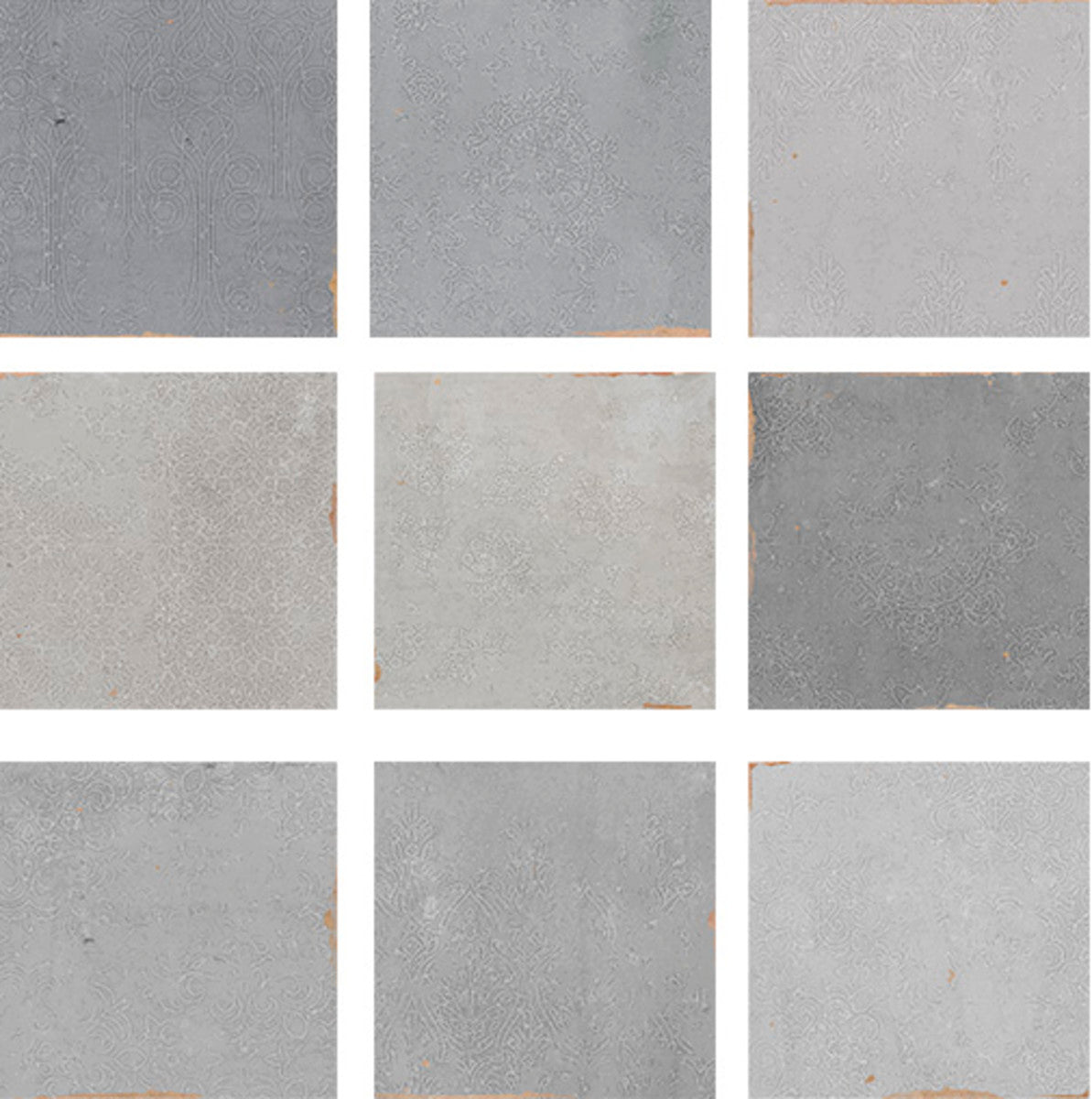 Mestizaje Zellige Grey 5x5 Decor Glossy