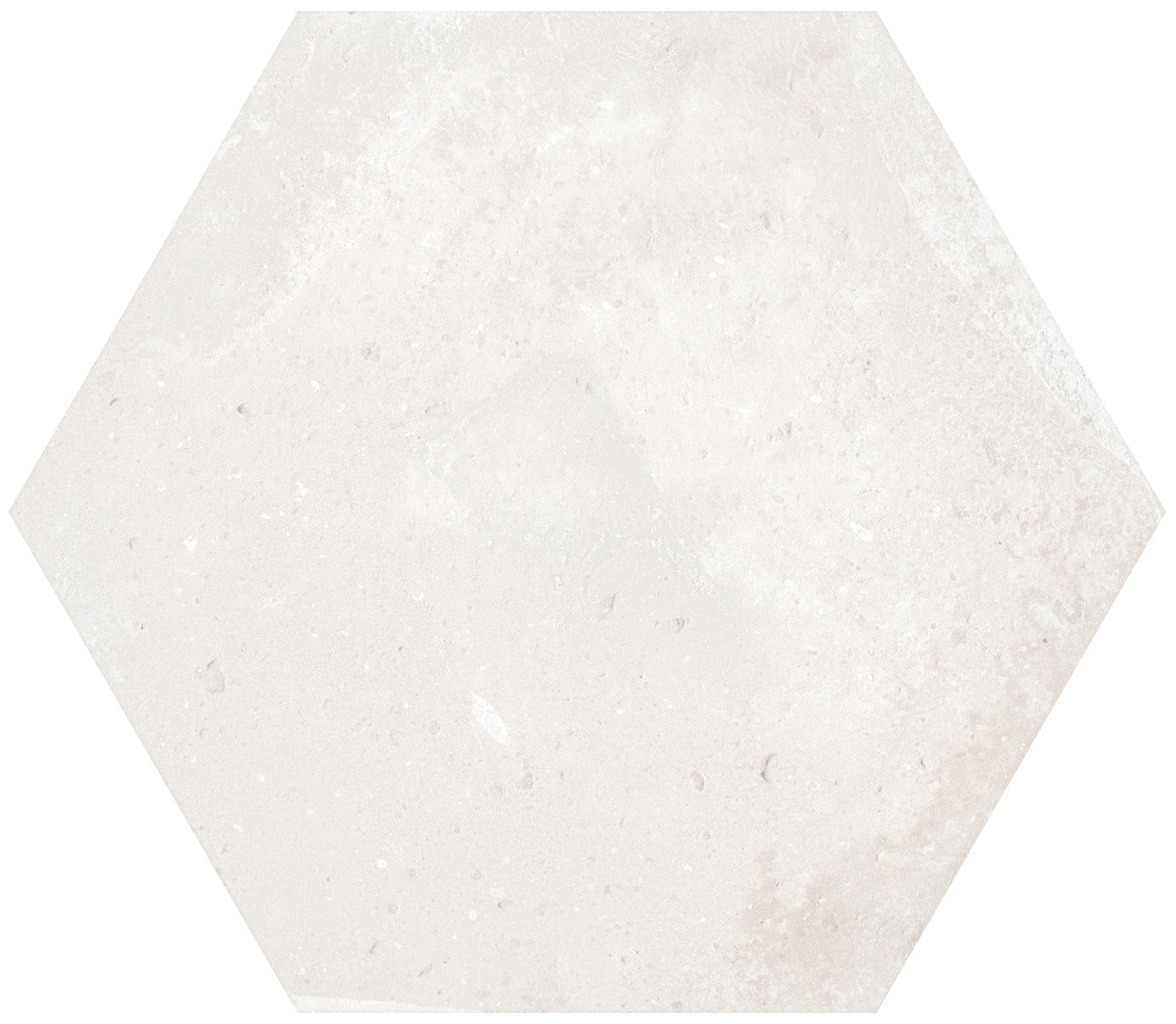 Cottage White 6x6 Hexa Field Tile Matte