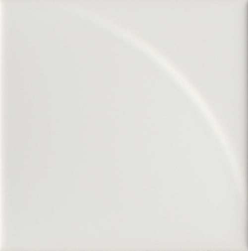 Classics Kho Liang Ie Accent White 4x4 Pattern 1 Decorative Tile Gloss