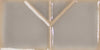 Yoko Pewter 3x5 Origami Decorative Tile