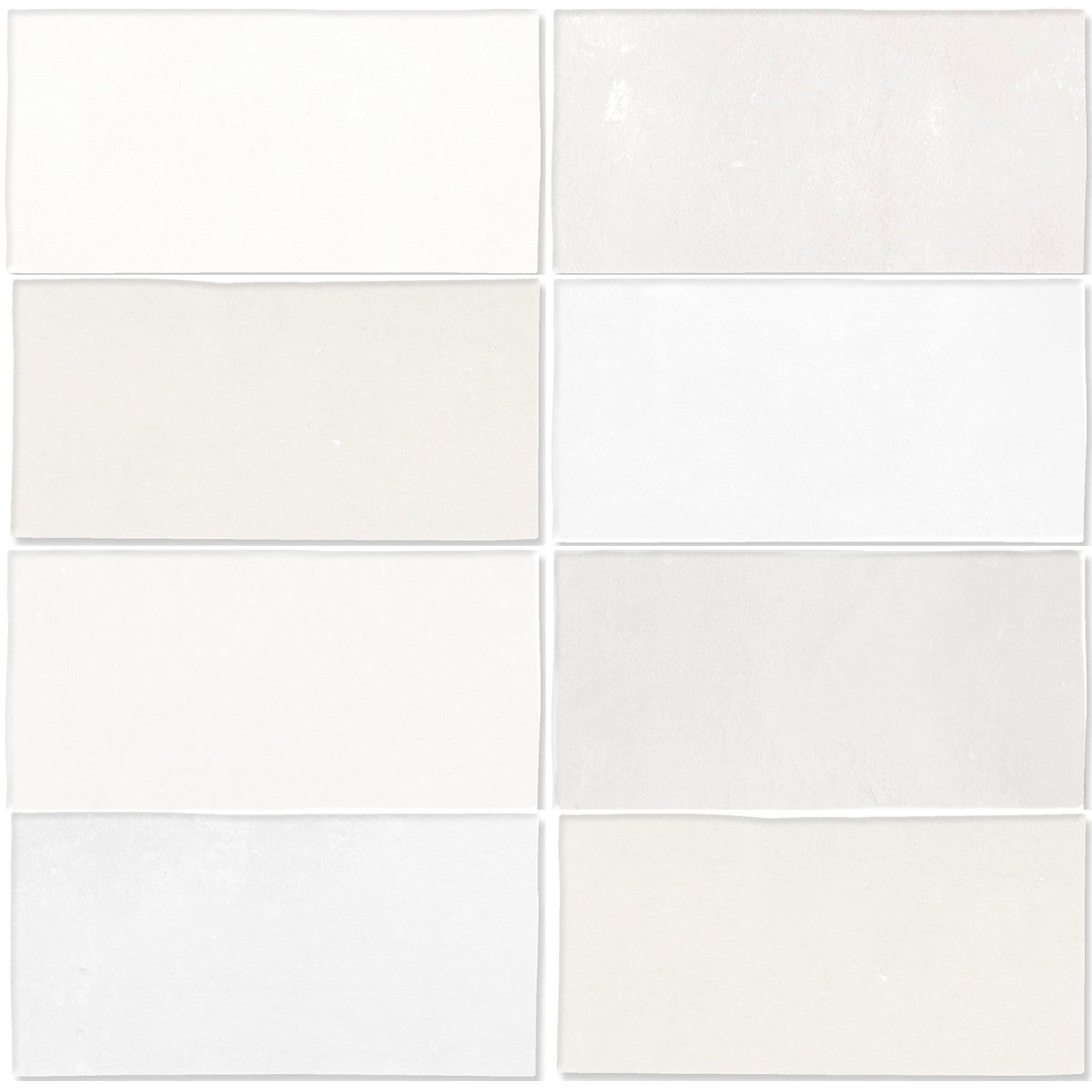 Fez White 2x5 Field Tile Matte