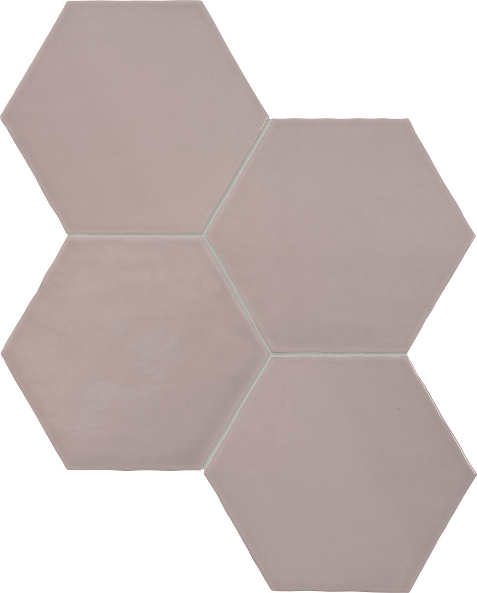Teramoda Petal 6x7 Hexagon Field Tile Glossy