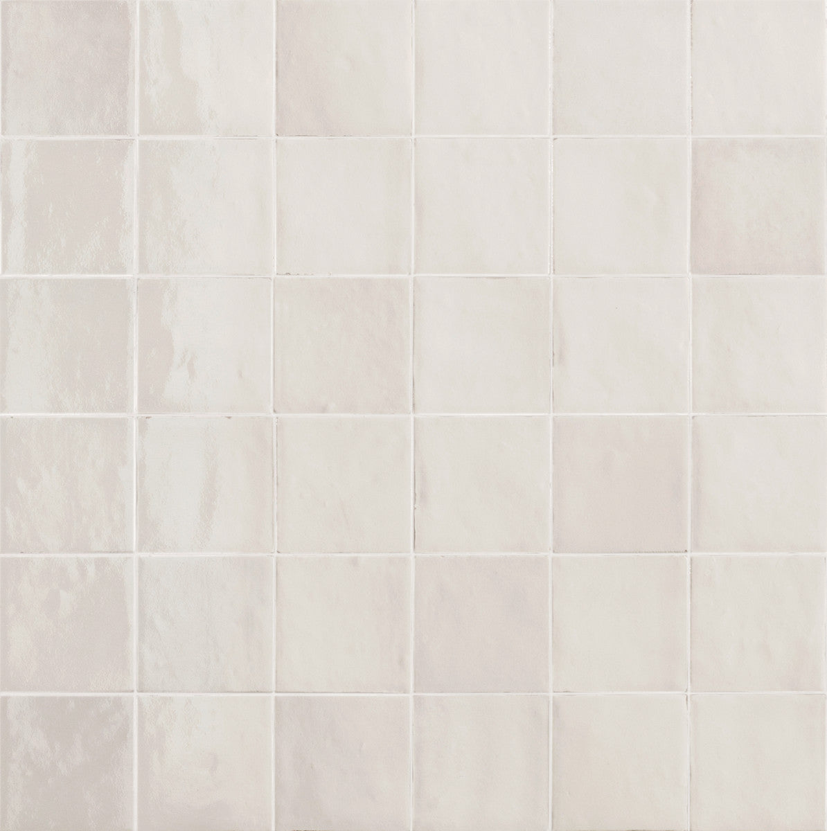 Zellige Neo Gesso 4x4 Field Tile Glossy