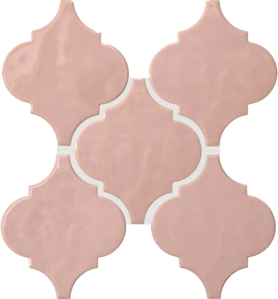 Playscapes Peony 6" Arabesque Wall Tile Glossy