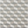 Encaustic Echoes Pale 8x8 Trek Decorative Tile