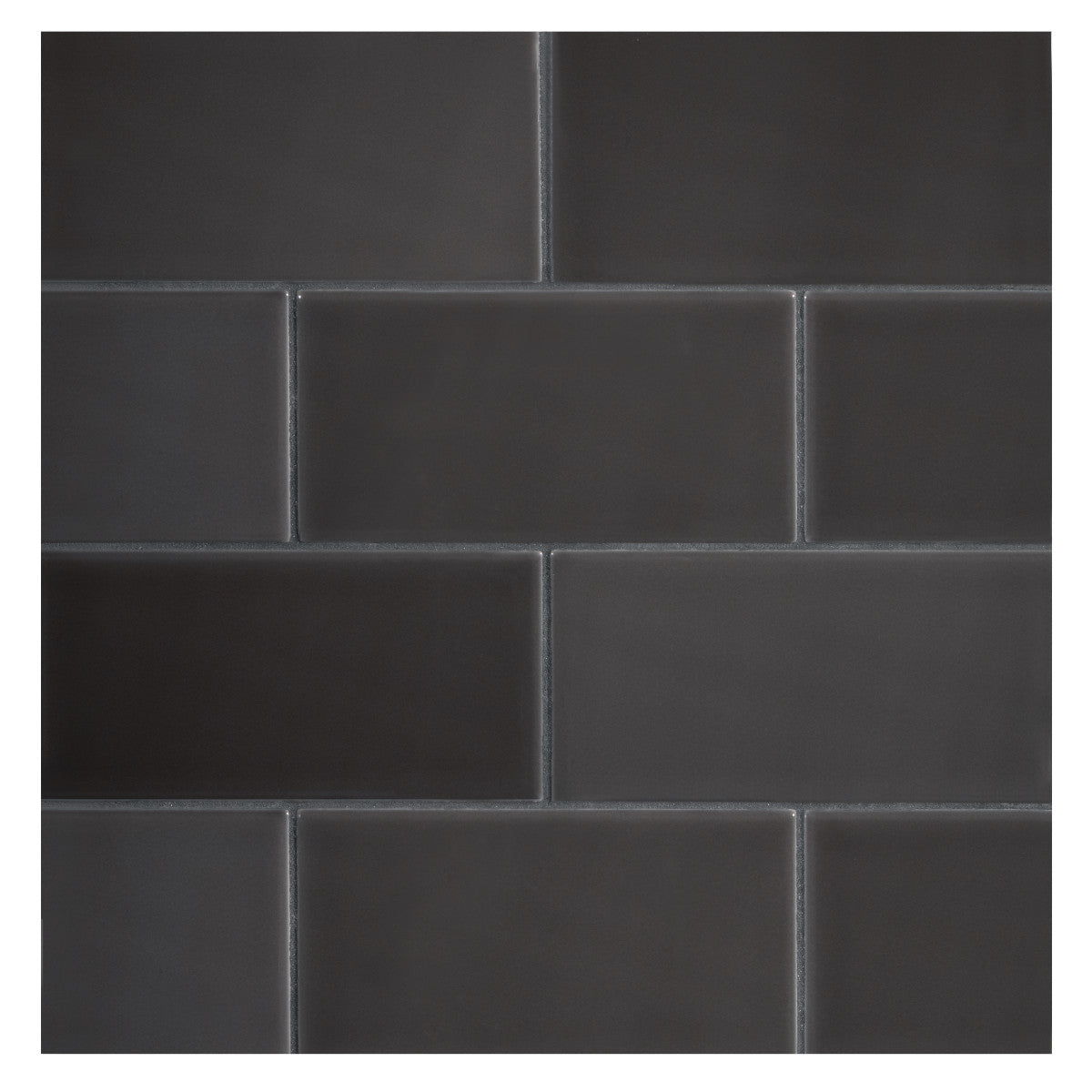TrueTones Ceramics Toasted Grey Gloss 2x8 Zelli Field Tile Gloss