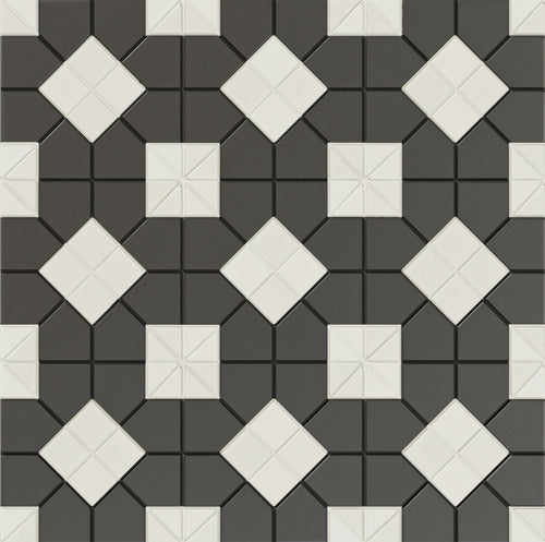 Tesserae B&W Plus 11x11 Suit Field Tile