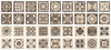 Meet Tarsia 8x8 Tarsia Decorative Tile Matte Rectified