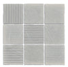 Gea Grey 5x5 Carved Decorative Tile Matte