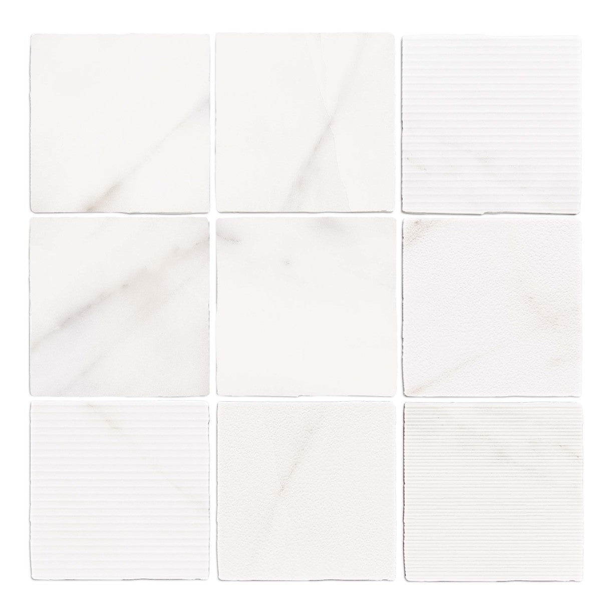 Gea Calacatta 5x5 Carved Decorative Tile Matte