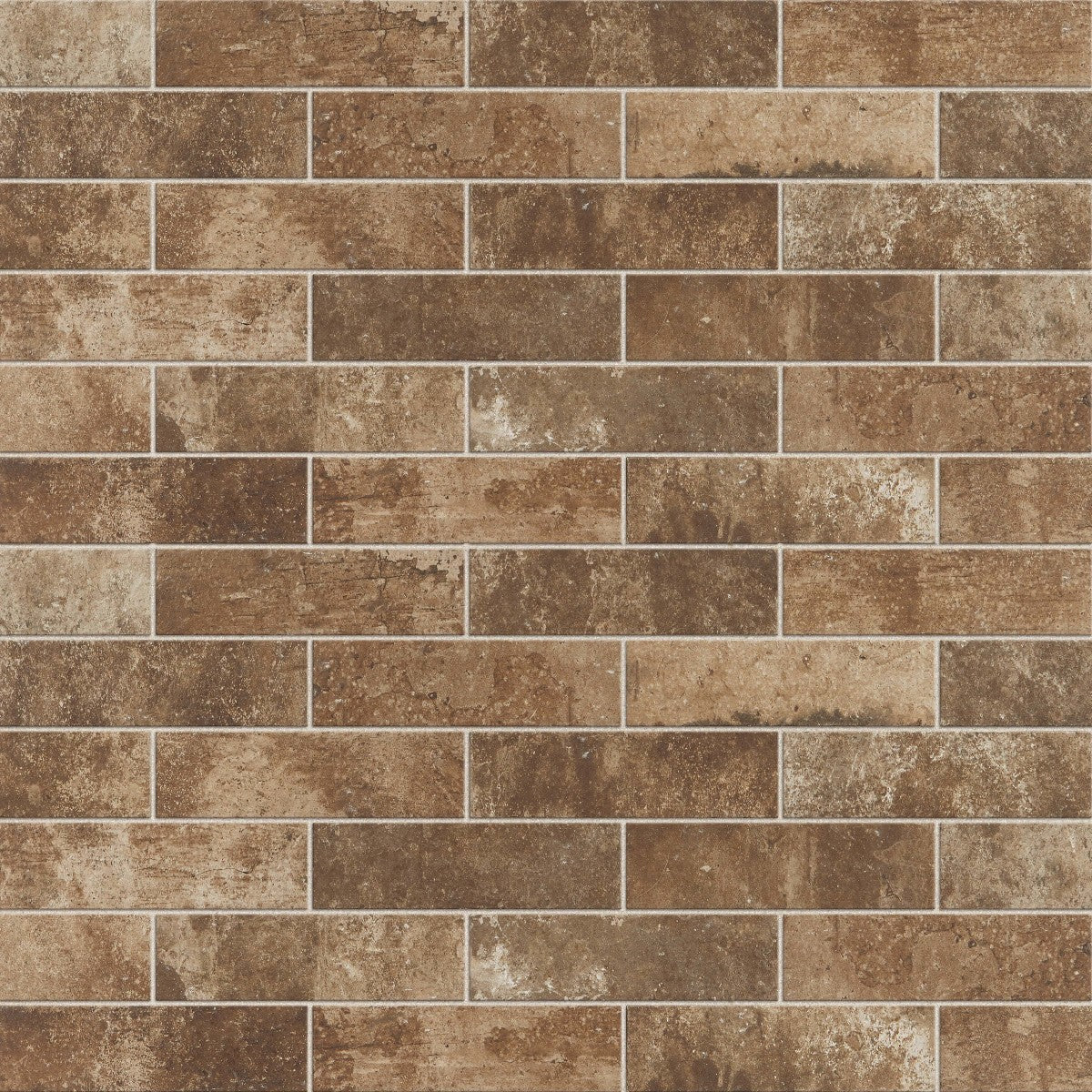 Brickell Rust 2x8 Field Tile Matte