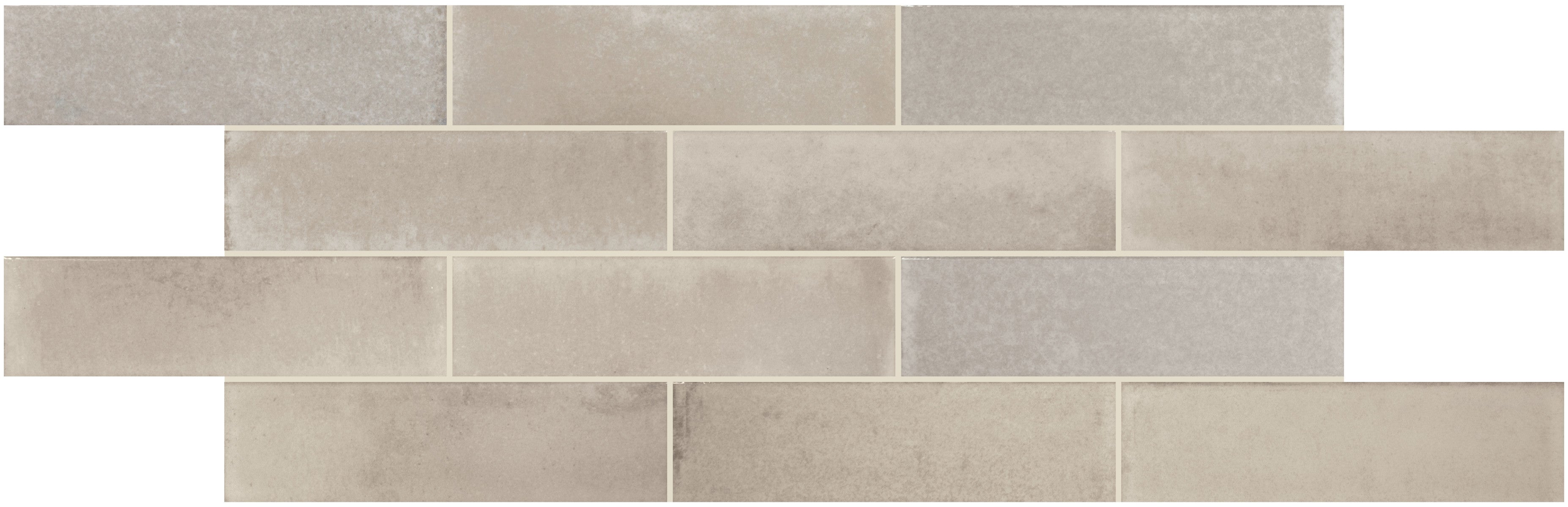 Conrad Brick Linen 2x8 Field Tile Glossy