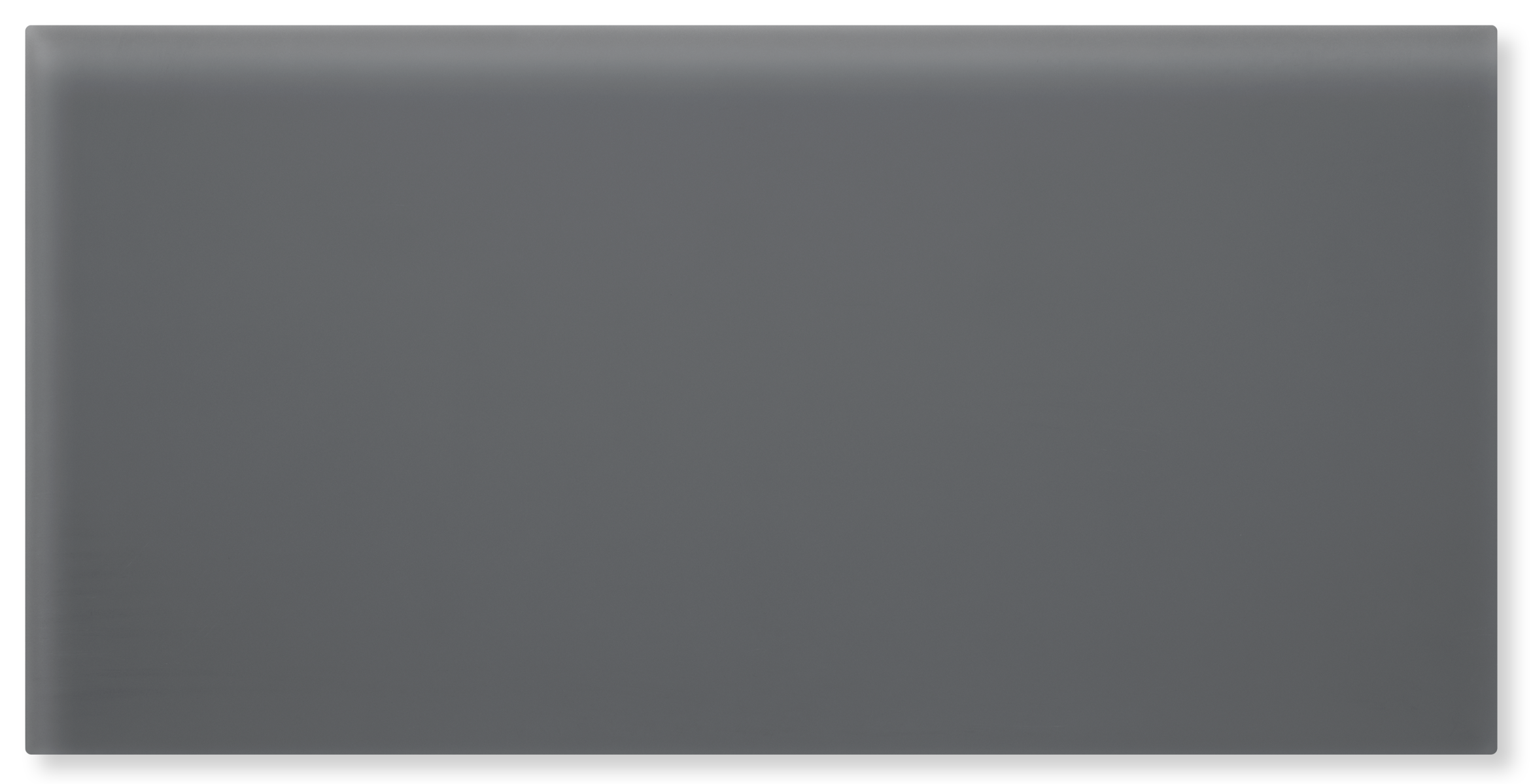 Glass Essentials Graphite 2x8 Field Tile Matte
