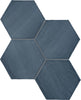 Teramoda Ink 6x7 Hexagon Field Tile Glossy