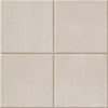 Raster Off White 6x6 Grid M Decorative Tile