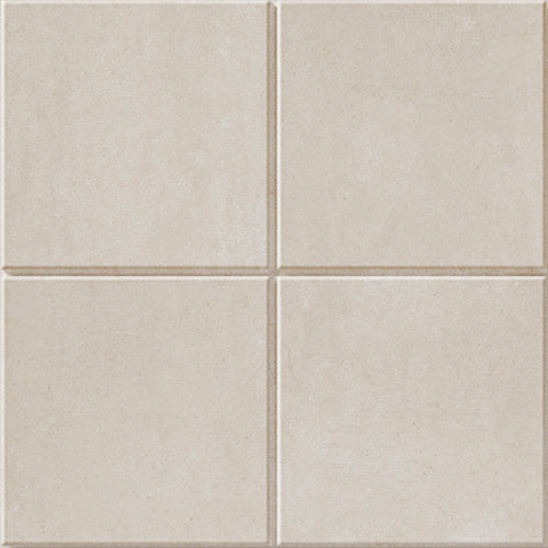 Raster Off White 6x6 Grid M Decorative Tile