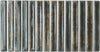 Potters Umber 5x10 Bars Decorative Tile Glossy