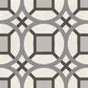 D_Segni Chalk/Midnight/Shadow/Smoke Blend 8x8 Kaleido Decorative Tile Matte