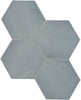 Teramoda Sterling 6x7 Hexagon Field Tile Glossy