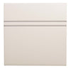 Point and Dash Neutral Grey 6x6 Dash Decorative Tile