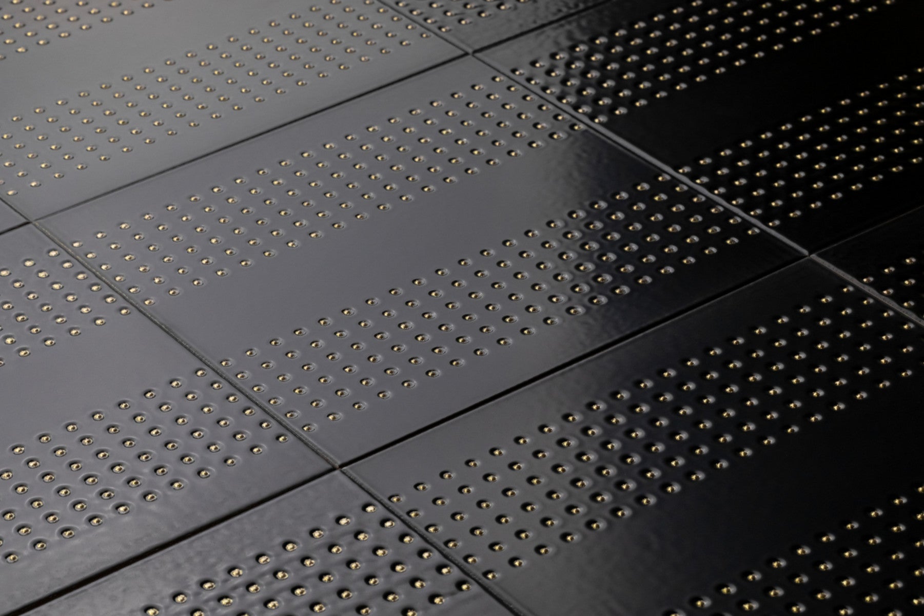 Velvet Black 12x12 Velvet 2 Decorative Tile Rectified