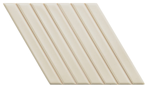 Spike Bars  Talc 6x10 A Decorative Tile Matte