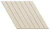 Spike Bars  Talc 6x10 A Decorative Tile Matte