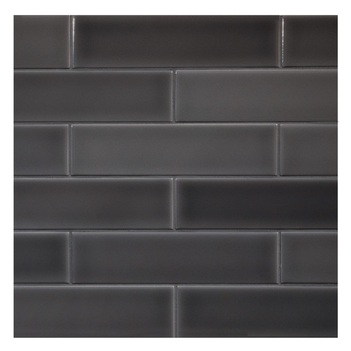 TrueTones Ceramics Toasted Grey Gloss 2x8 Field Tile Gloss