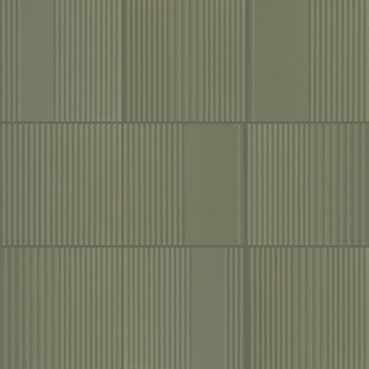 Rhyme and Reason Artichoke 6x6 Square Ripple Field Tile