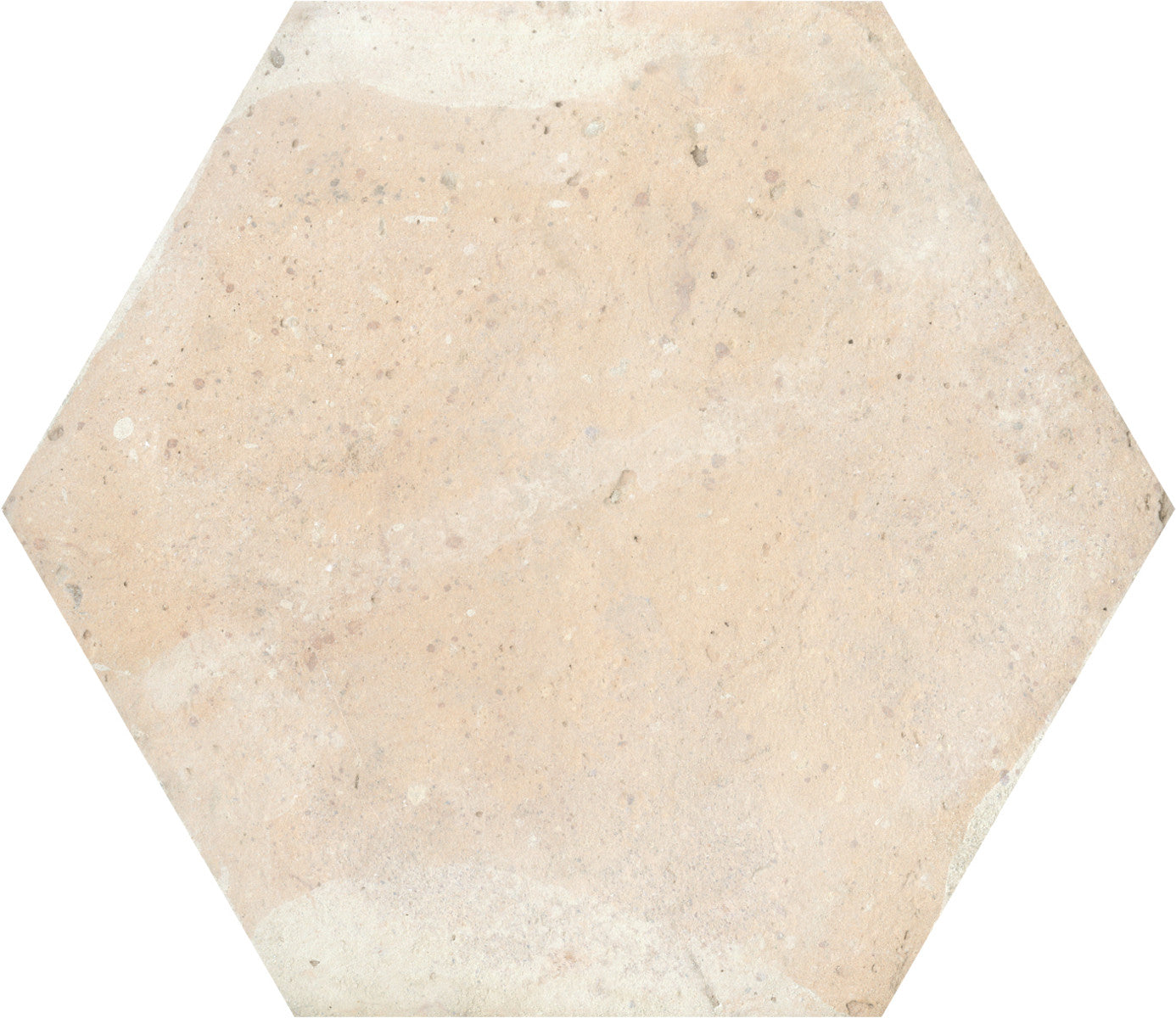 Cottage Sand 6x6 Hexa Field Tile Matte