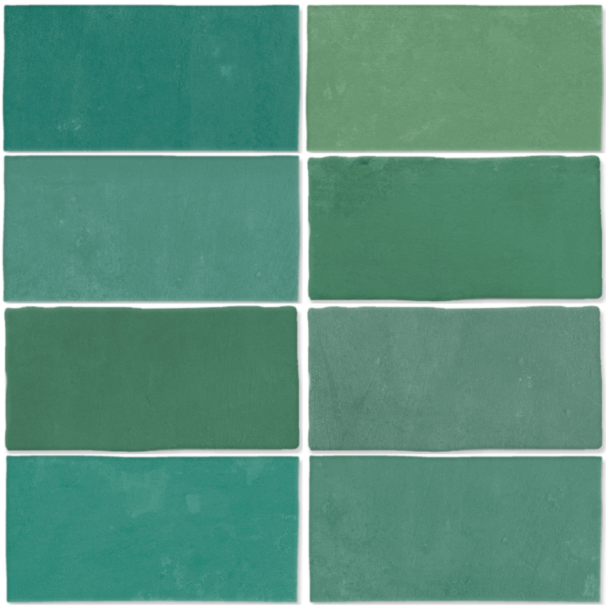 Fez Emerald 2x5 Field Tile Matte