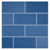 TrueTones Ceramics Astor Blue Gloss 2x8 Field Tile Gloss