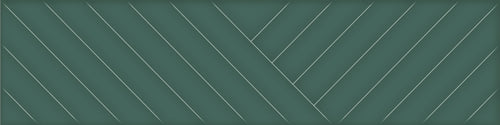 Opal 3D Green 3x12 Knot Decorative Tile Glossy