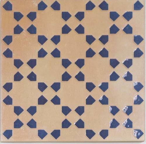 Bejmat Biscuit Azure 6x6 Decorative Tile Matte