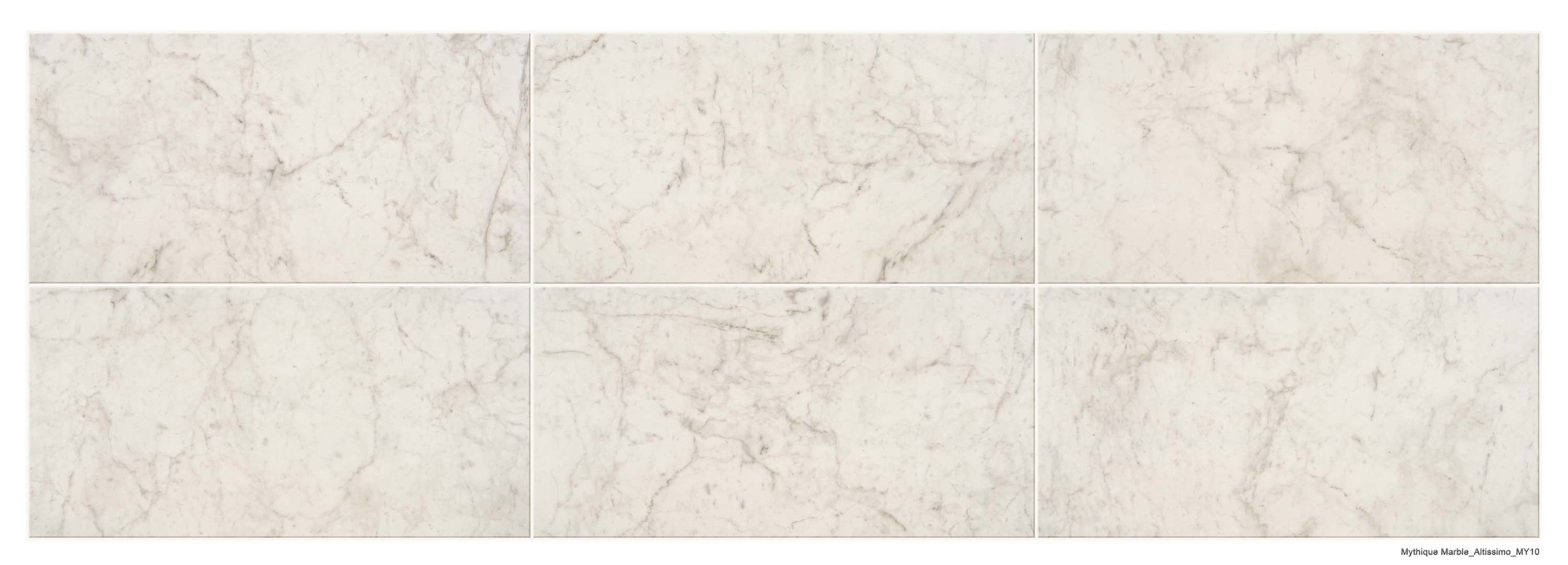Mythique Marble Altissimo 12x12 Field Tile Matte Rectified