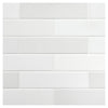 TrueTones Porcelain 16 Shades Of White Matte 2-1/2x10 Field Tile