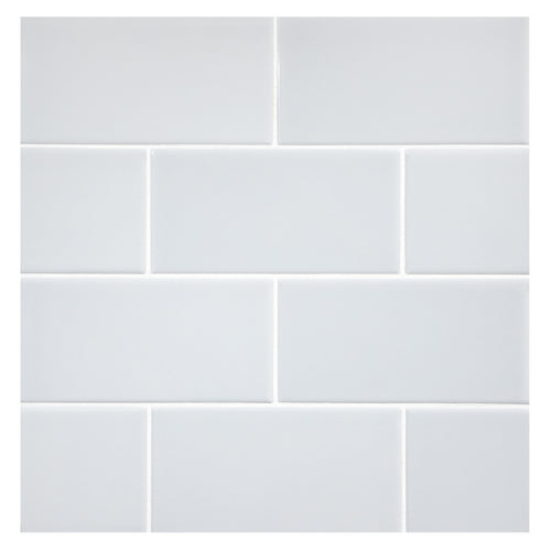 TrueTones Ceramics Hint Of Grey Gloss 3x6 Field Tile Gloss