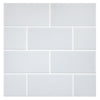 TrueTones Ceramics Hint Of Grey Gloss 2x8 Zelli Field Tile Gloss