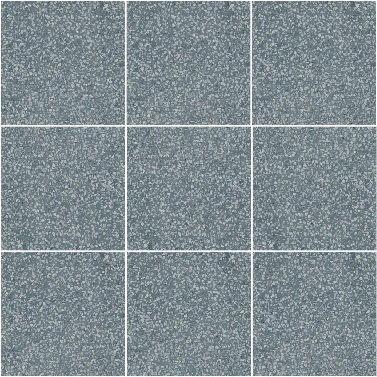D_Segni Terrazzo Blue 8x8 Field Tile Matte