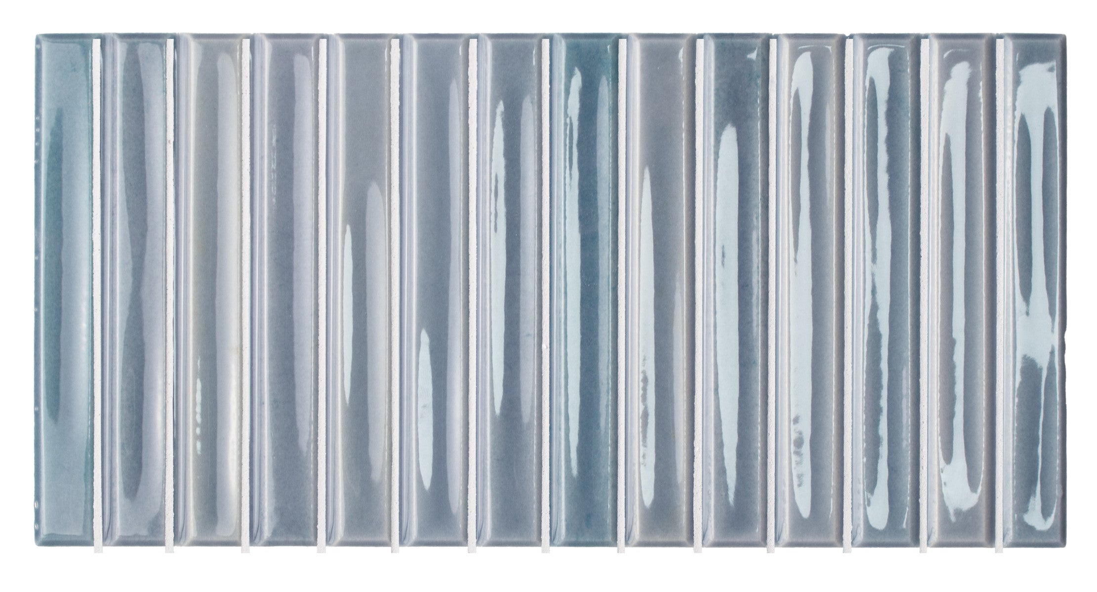 Colour Notes Viola 5x10 Bars Decorative Tile Glossy