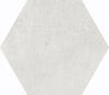 City White 7x8 Hexagon Field Tile Matte