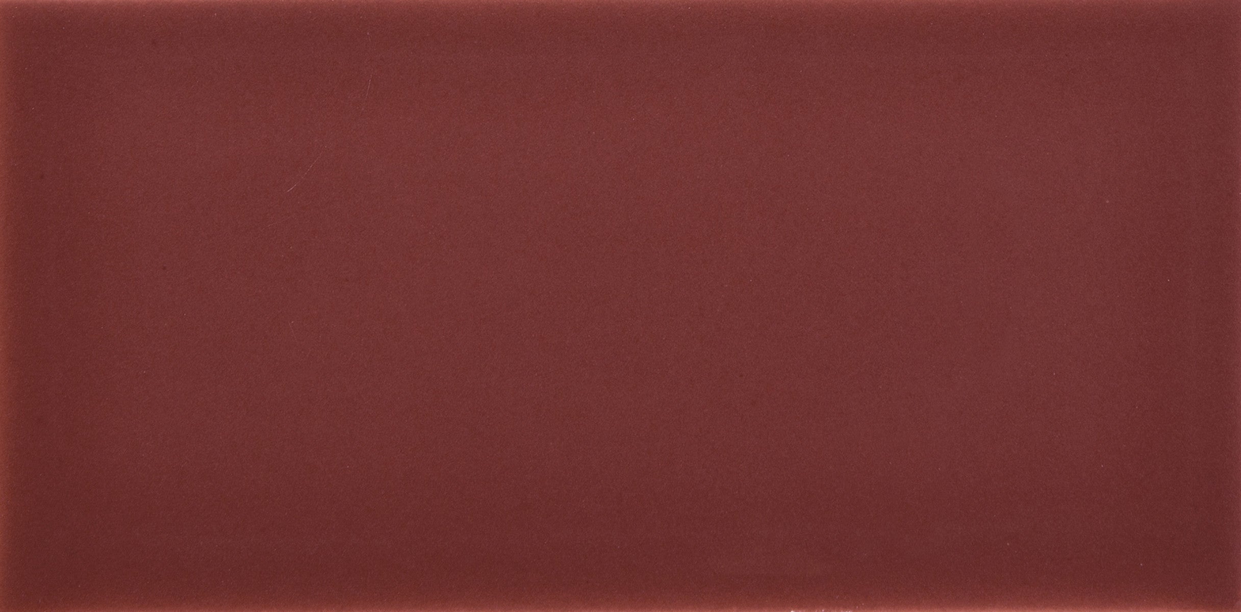 Cursive Oxblood 3x6 Field Tile Glossy